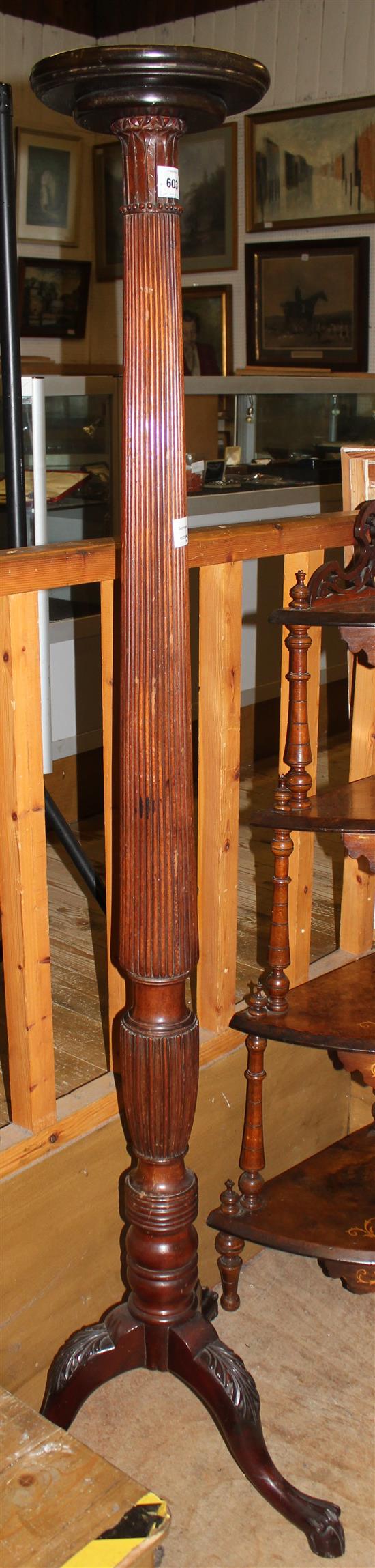 Bedpost jardiniere stand